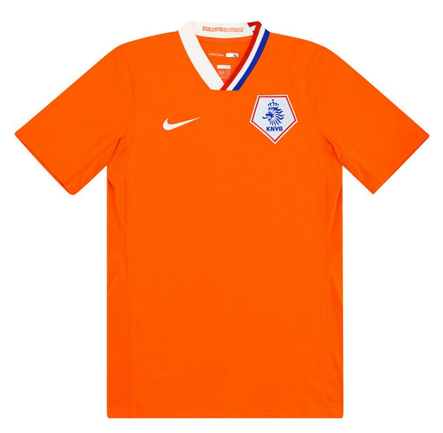 2008 Netherlands Retro Home Kit Soccer Jersey